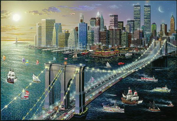 Рисованные города от Alexander Chen