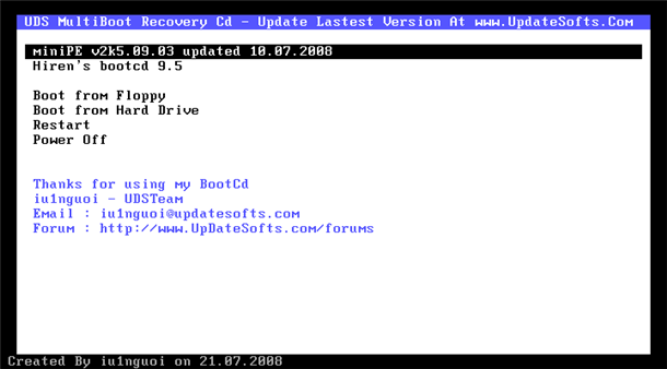 UDS Multiboot Recovery