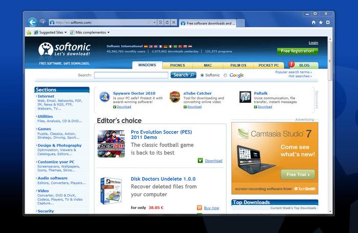 Internet Explorer 9 Beta (9.0.7930.16406) 15 Сентября 2010